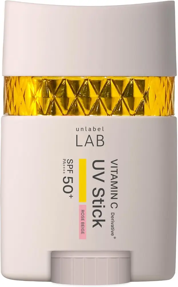 JPSLab Unlabel Lab Vitamin C Derivative UV Stick SPF 50+ PA++++ Rose Beige