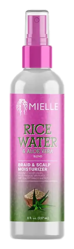 Mielle Organics Rice Water And Aloe Vera Braid And Scalp Moisturizer