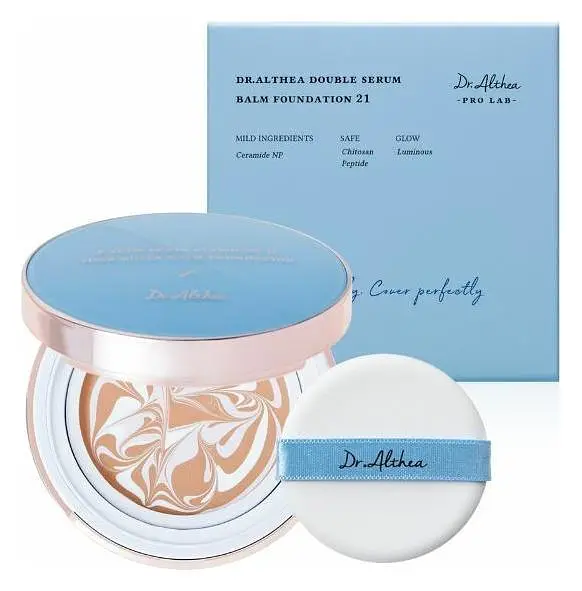 Dr. Althea Double Serum Balm Foundation 21 Rose Ivory