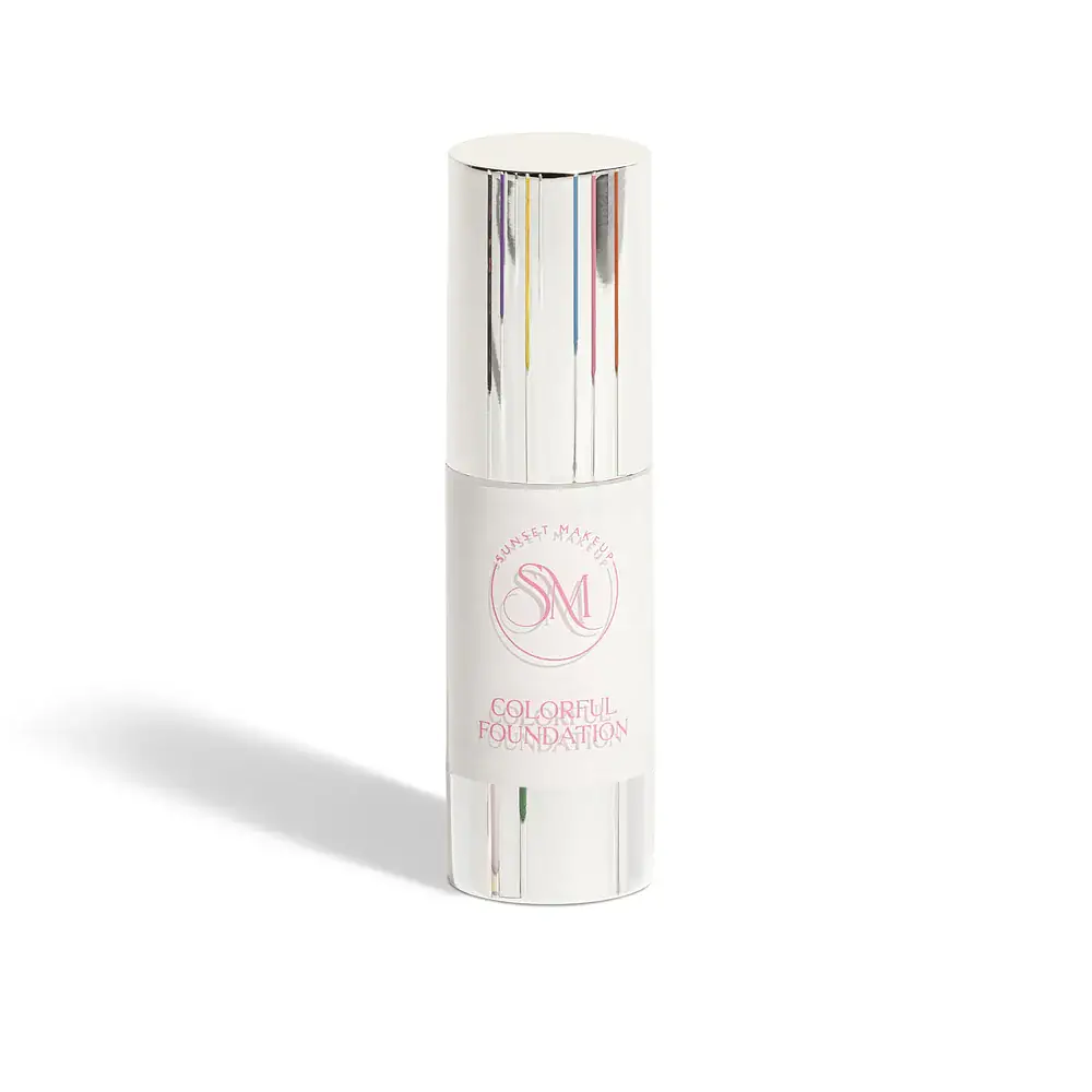 Sunset Makeup Colorful Foundation White