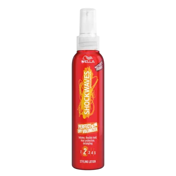 Wella Shockwaves Perfect Blow Dry Volumizer Styling Lotion