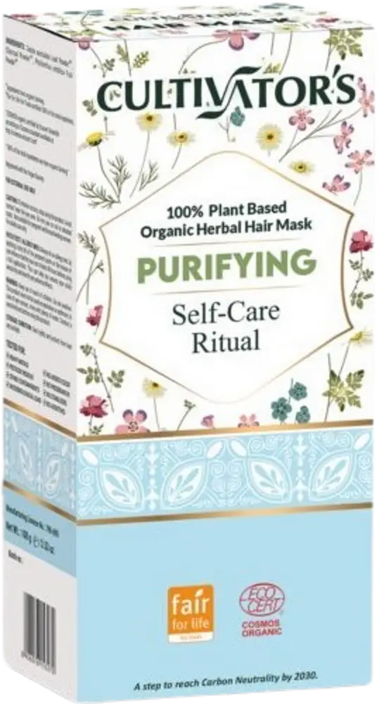 Cultivator's Organic Herbal Hair Mask Powder Purifying