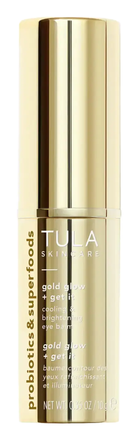 Tula Skincare Gold Glow + Get It Cooling & Brightening Eye Balm