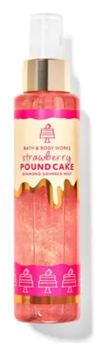 Bath & Body Works Diamond Shimmer Mist Strawberry Pound Cake