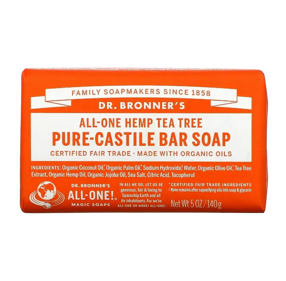 Dr. Bronner's Pure Castille Bar Soap Tea Tree