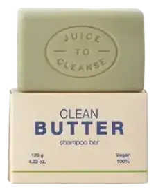 Juice To Cleanse Clean Butter Shampoo Bar