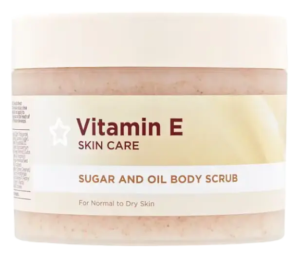 Superdrug Vitamin E Sugar & Oil Body Scrub