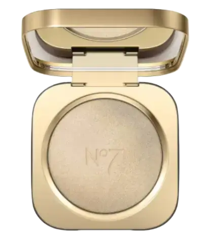 No7 Pro Artist Radiant Glow Powder Highlighter Gold Silk