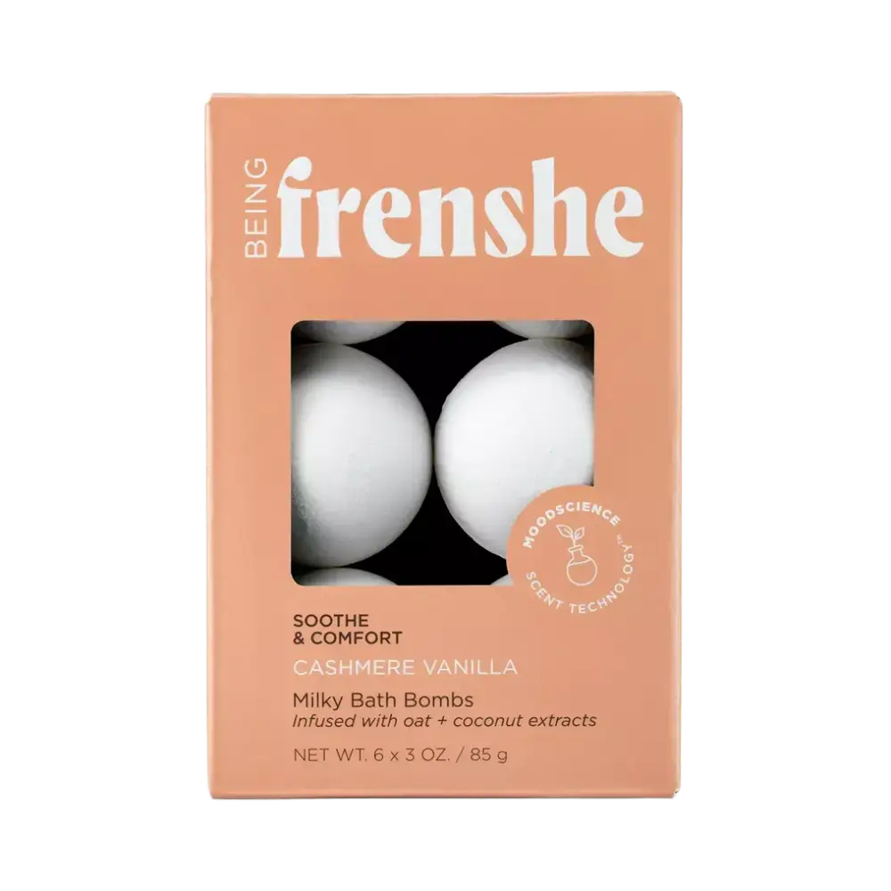 Being Frenshe Milky Bath Bombs Cashmere Vanilla