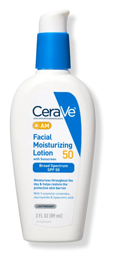 CeraVe AM Facial Moisturizing Lotion With SPF 50 US