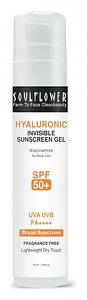 Soulflower Hyaluronic Invisible Sunscreen Gel SPF 50+