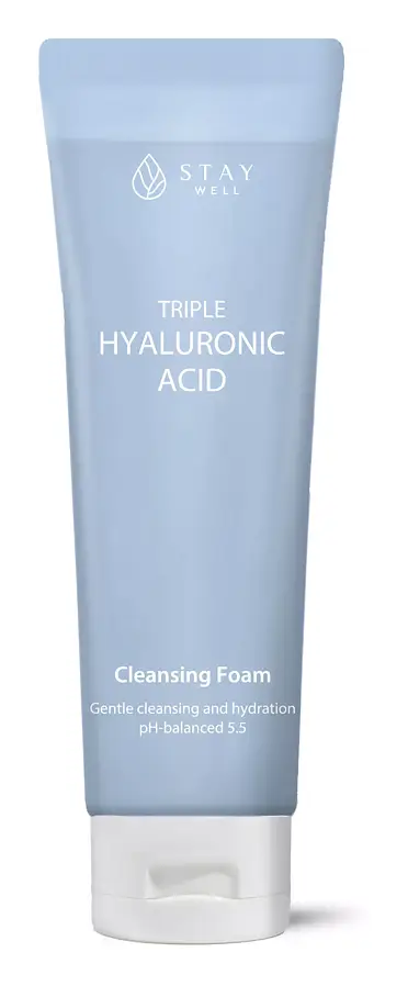 Stay Well Triple Hyaluronic Acid Cleansing Foam