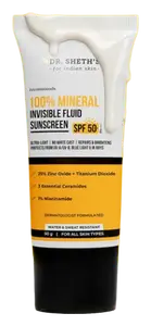 Dr. Sheth's 100% Mineral Invisible Fluid Sunscreen SPF 50+