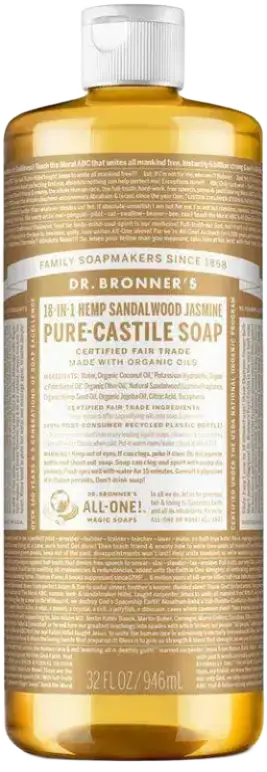 Dr. Bronner's Pure-Castile Liquid Soap Sandalwood Jasmine