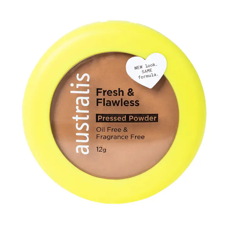 Australis Fresh & Flawless Pressed Powder Darkest Olive