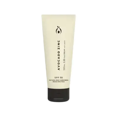 Avocado Zinc SPF 30 Natural Body Sunscreen