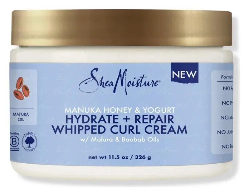 Shea Moisture Hydrate and Repair Whipped Curl Cream