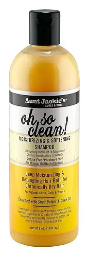 Aunt Jackie's Curls & Coils Oh So Clean Moisturizing And Softening Shampoo