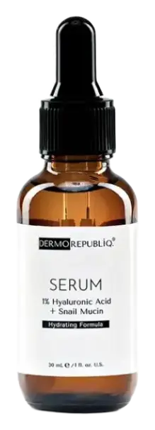 Dermorepubliq 1% Hyaluronic Acid + Snail Mucin Serum