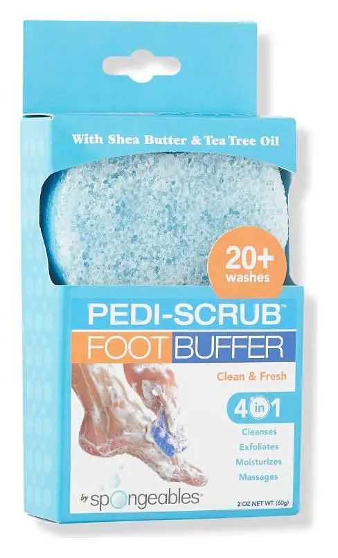 Spongeables Pedi Scrub in a Sponge 20+ Clean & Fresh