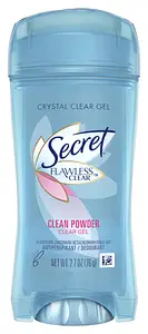 Secret Flawless Clear Gel Antiperspirant Deodorant Clean Powder