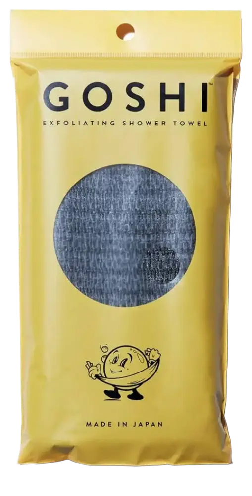 Goshi Exfoliating Shower Towel Gray