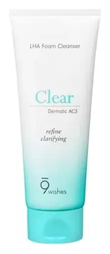 9wishes Dermatic AC3 Clear LHA Foam Cleanser