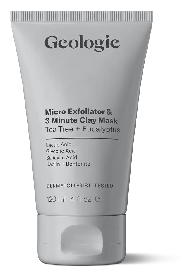 Geologie Micro Exfoliator & 3 Minute Clay Mask