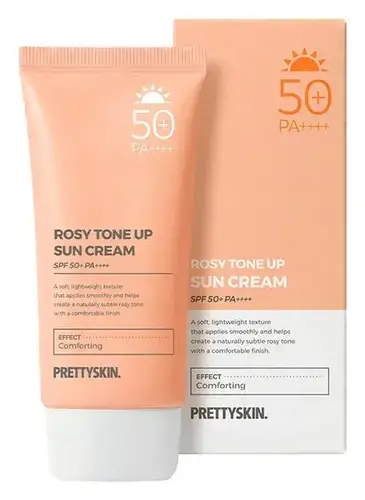 Pretty Skin Rosy Tone Up Sun Cream SPF 50+ PA++++