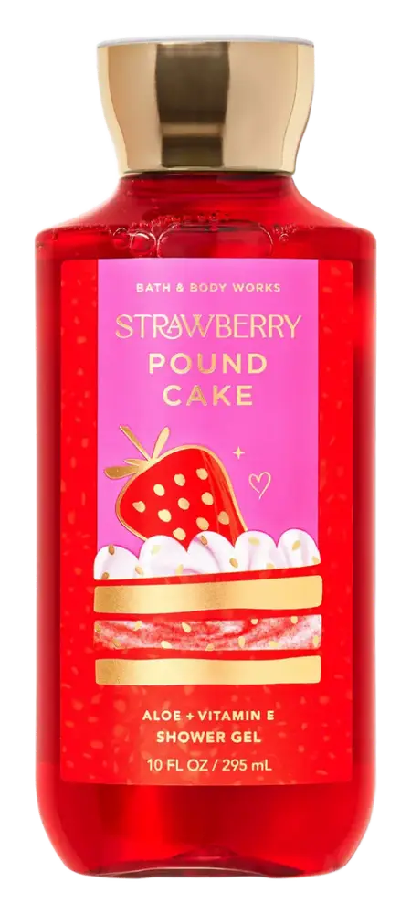 Bath & Body Works Strawberry Pound Cake Shower Gel