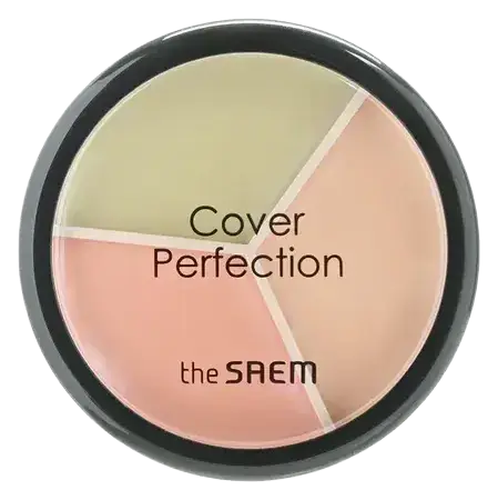 The Saem Cover Perfection Triple Pot Concealer 1 Correct Beige
