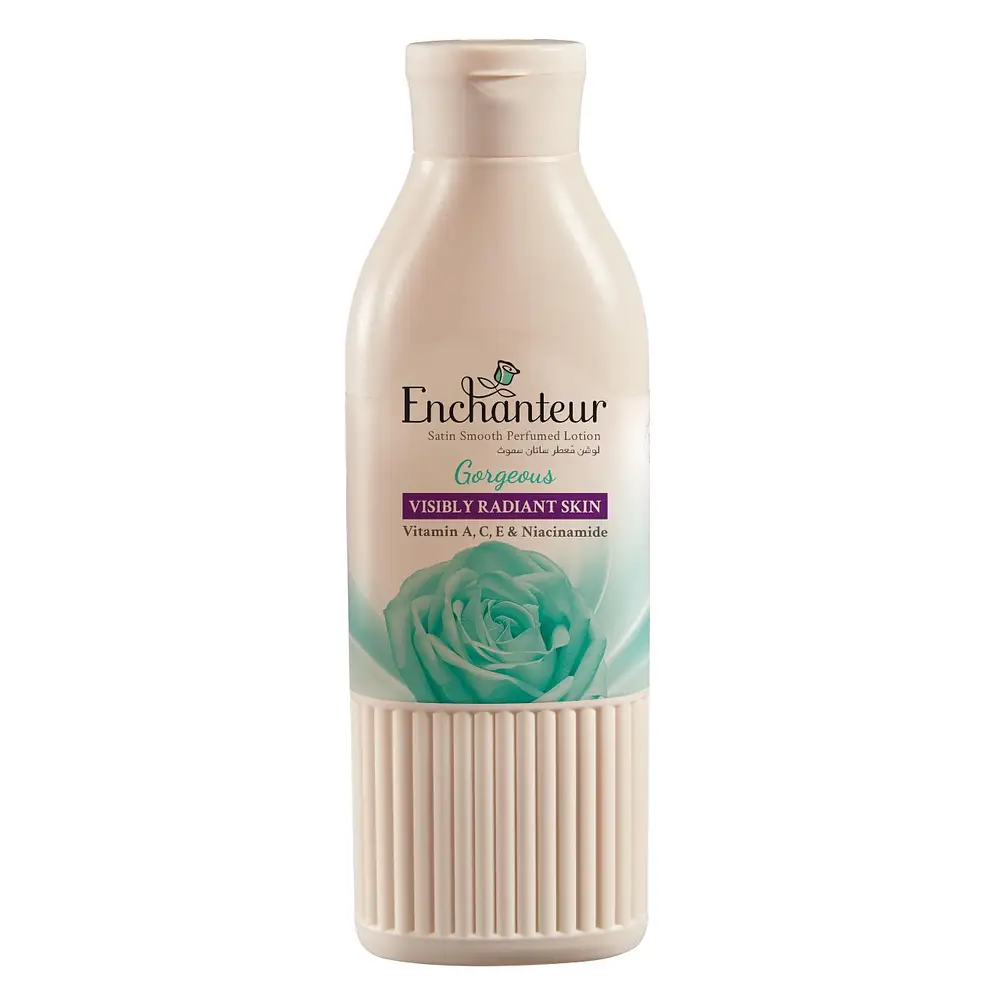 Enchanteur Satin White Perfumed Lotion Gorgeous