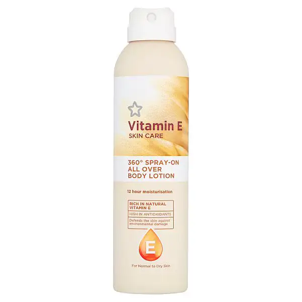 Superdrug Vitamin E 360 Spray On All Over Body Lotion
