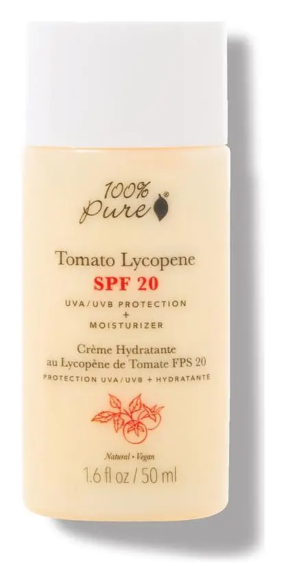 100% Pure Tomato Lycopene SPF 20 Moisturizer