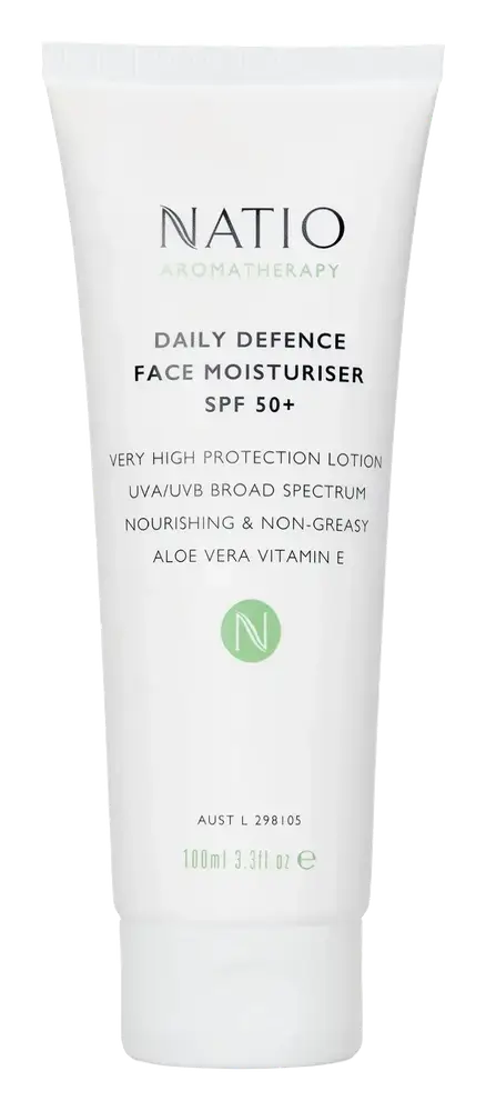 Natio Aromatherapy Daily Defence Face Moisturiser SPF 50+