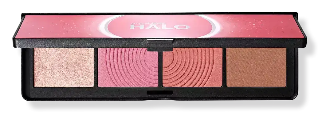 Smashbox Halo Sculpt + Glow Face Palette With Vitamin E Pink Saturation