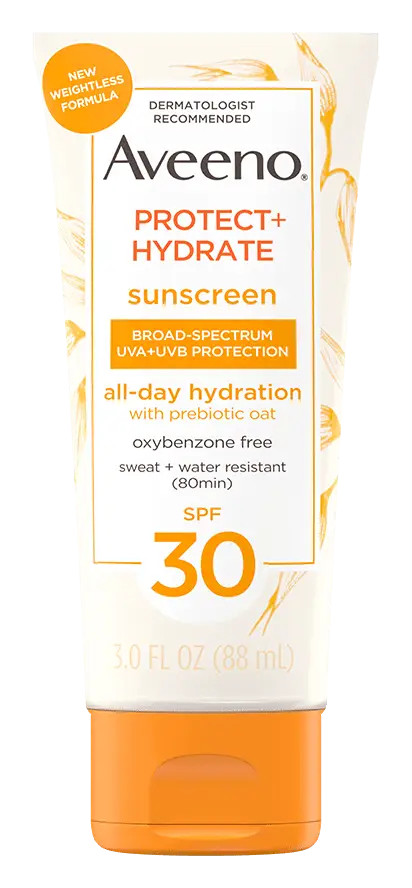 Aveeno Protect + Hydrate Sunscreen Broad Spectrum Body Lotion SPF 30