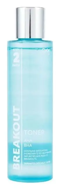 OXX Cosmetics Step 2 AM/PM Breakout Toner AHA BHA