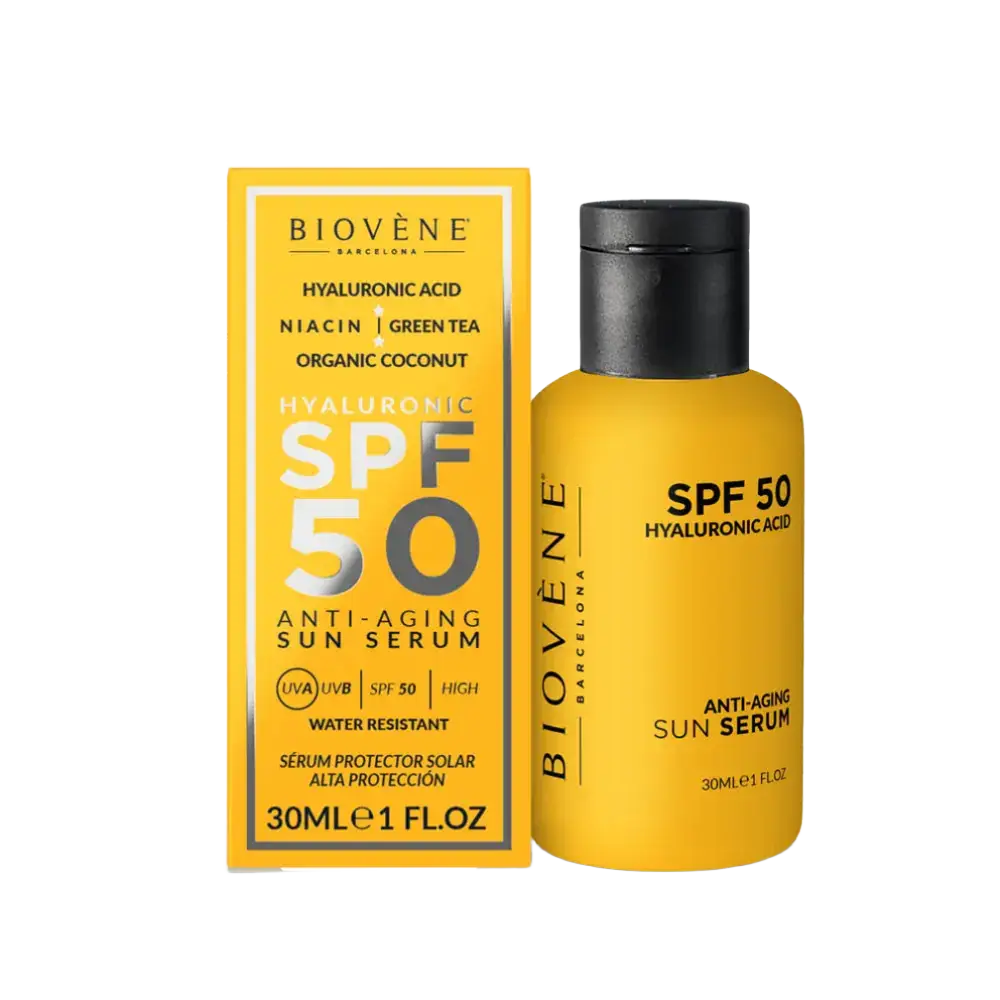 Biovène Barcelona Hyaluronic SPF 50 Anti-Aging Sun Serum