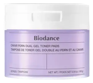 Biodance Caviar PDRN Dual Gel Toner Pads