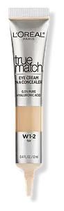 L'Oreal True Match Eye Cream in a Concealer 0.5% Hyaluronic Acid Fair W1-2