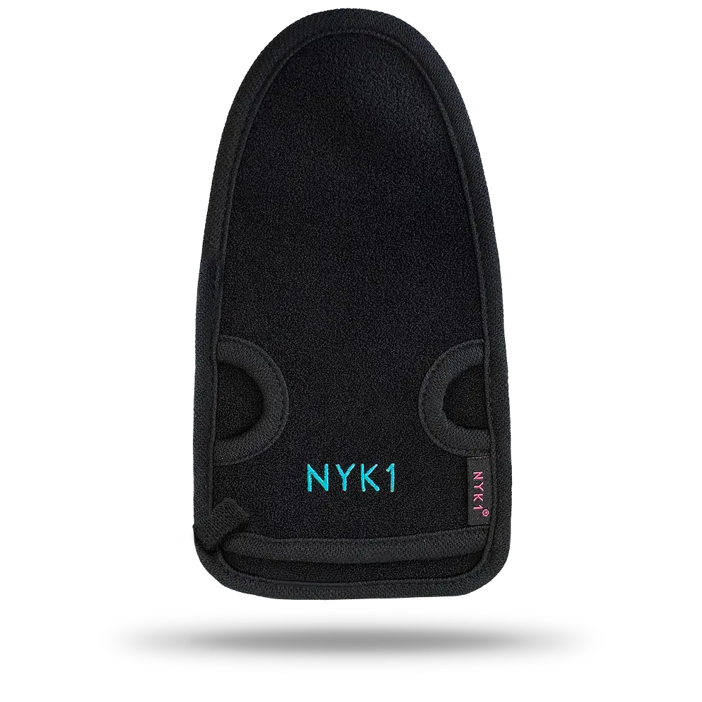 NYK1 Exfolimitt Spa Mitt Black