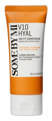 Some By Mi V10 Hyal Air Fit Sunscreen Broad Spectrum SPF 50