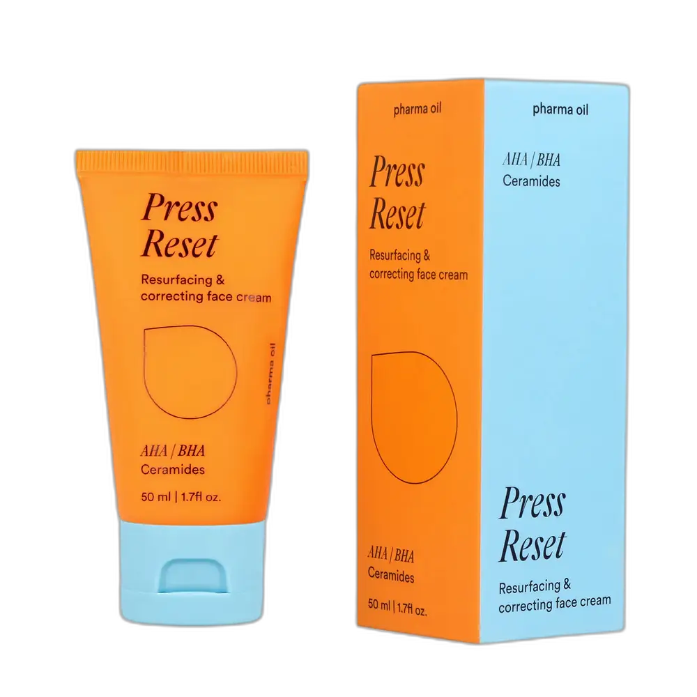 Pharma Oil Press Reset AHA - BHA & Ceramides Cream