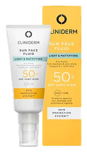 Cliniderm Sun Face Light & Mattifying Fluid SPF 50+