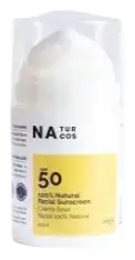 Naturcos 100% Natural Facial Sun Cream SPF 50