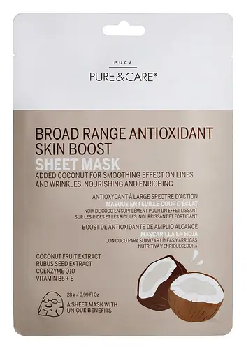 Puca – Pure & Care Broad Range Antioxidant Skin Boost Sheet Mask