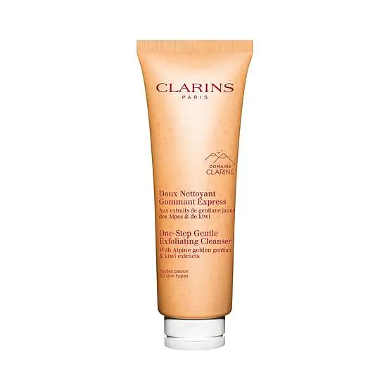 Clarins One-Step Gentle Exfoliating Cleanser With Alpine Golden Gentian & Kiwi Extracts