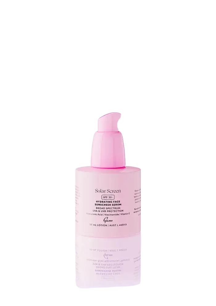 Gem Solar Screen Hydrating Face Sunscreen Serum  SPF 50+