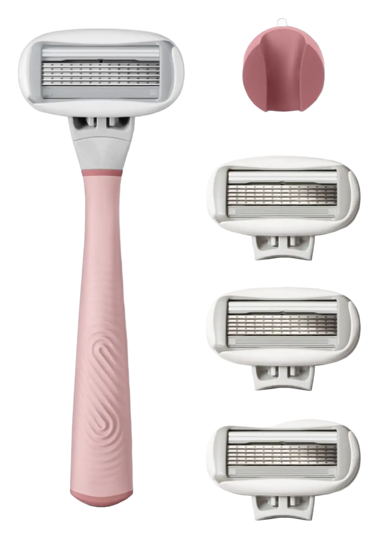 Flamingo 5-Blade Razors for Women Rose